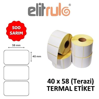 Terazi Etiketi 40x58 Termal - 500 Adet