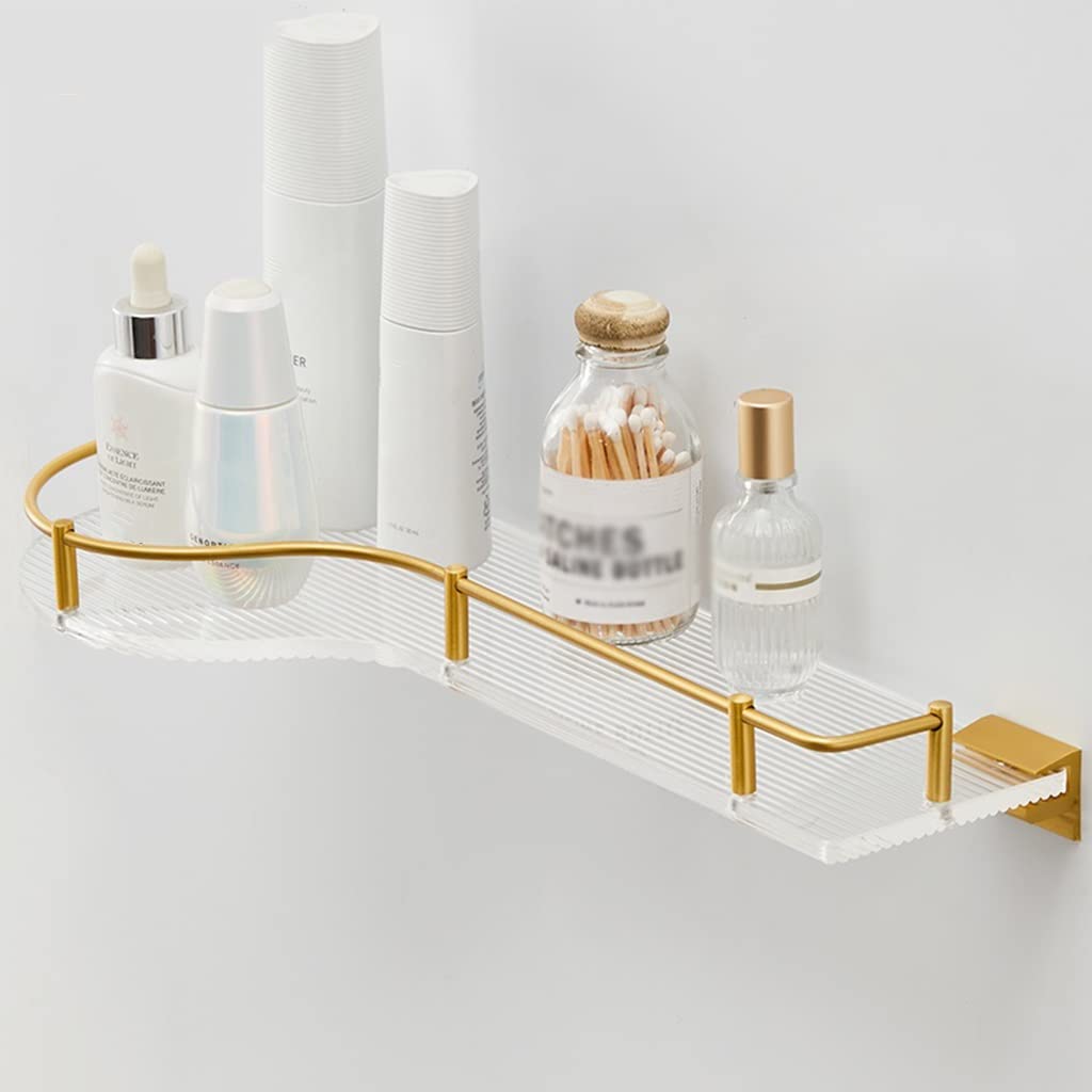 Étagères salle de bain étagère de rangement cosmétique acrylique