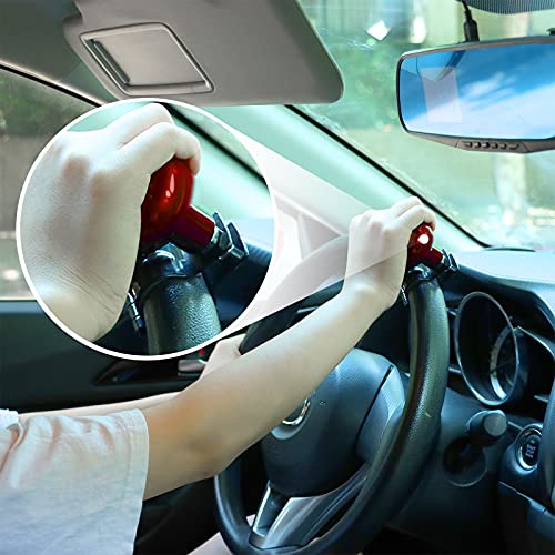 3 Pcs Car Steering Wheel Knob Premium Quality Power Handles Woodgrain Steering Wheel Spinner Booster Easy Turn Steering Ball Knob Steering Knob For Vehicles Car Truck Van Forklift Mower Tractor #TOP1