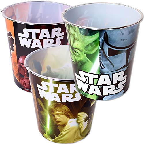 TE-Trend Juego de 3 cubos de basura con diseño de Star Wars, 5