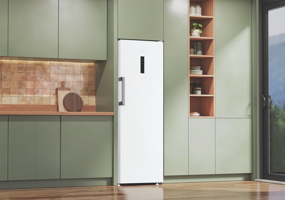 Hotpoint - HPMLF6443W4E Réfrigérateur Armoire Pose Libre 365L - Technologie No Frost et VitalCare - H 186,5 x L 59,7 x P 70,9 cm - Classe Énergétique E - Blanc