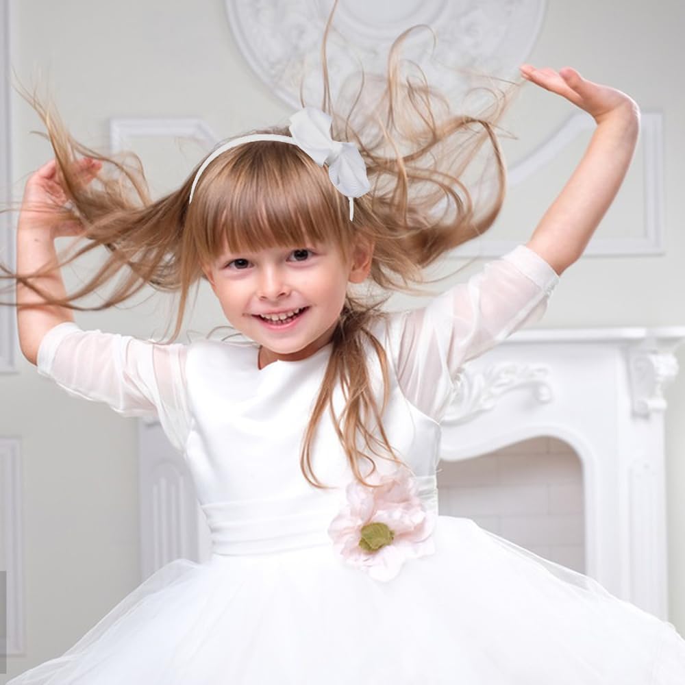 DRESHOW Ragazze Fasce Arco Glitter Bambini Fascia Cuore Stella Capelli per Toddlers Adolescenti