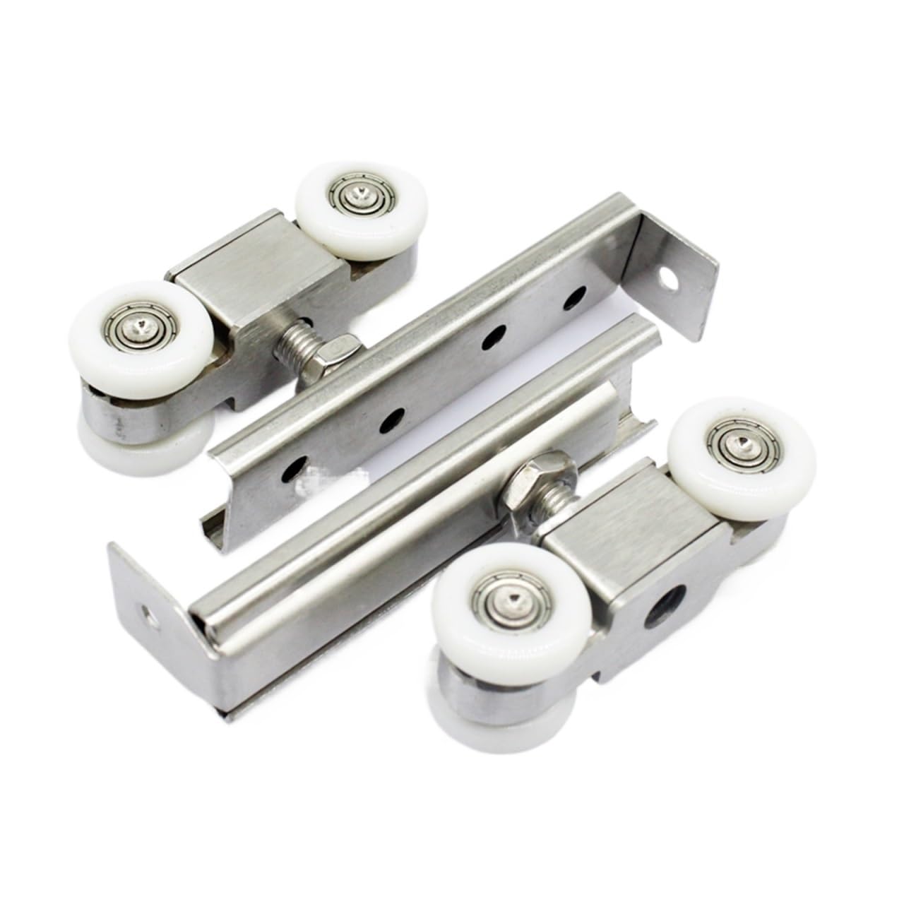 2.5Thickness Sliding Door Folding Partition, Barn Hardware Track Wooden Hanging Rail,Smooth Gliding