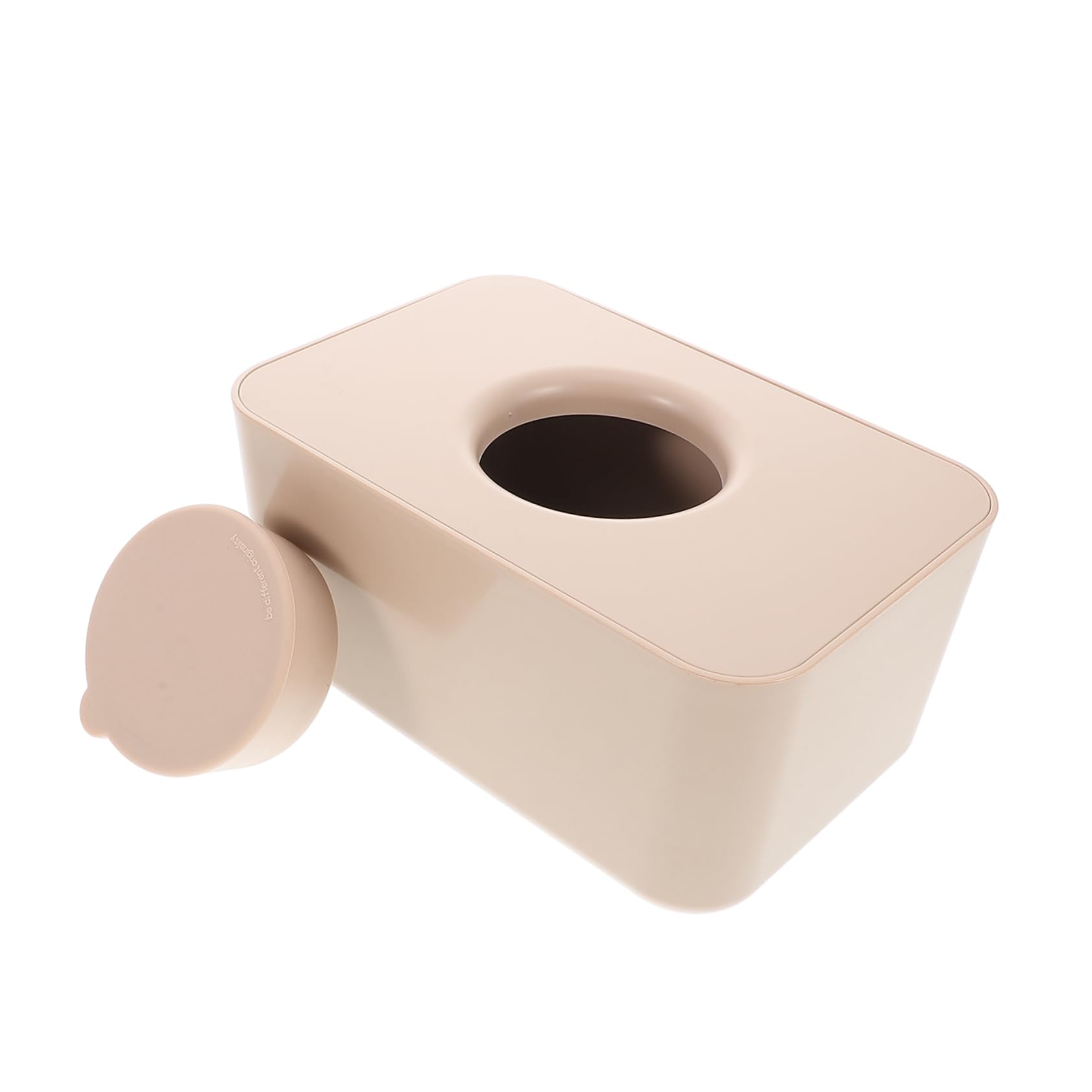 SOLUSTRE Silicone Lid Wet Tissue Box Diaper Wipe Holders Car Home Dispenser Box Large Capacity Reusable Wipes Pouch