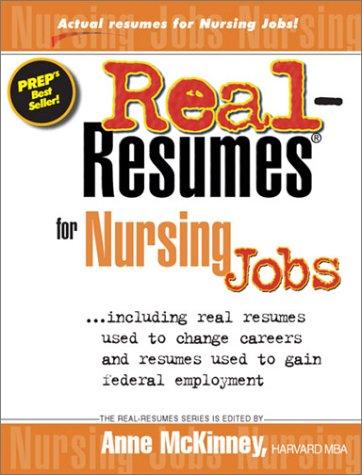 Real-resumes for Nursing Jobs