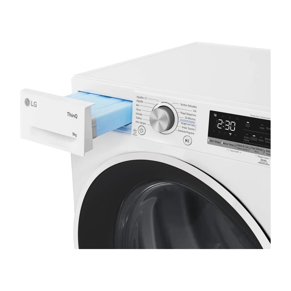 LG Secadora de Ropa RH90V5AV6N 9Kg Blanca