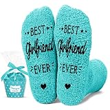 HAPPYPOP Gifts for Girlfriend from Boyfriend - Gift Ideas for Her, Best Girlfriend Ever Socks