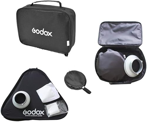 Miniatura 6 de Godox Softbox - Caja de luz plegable portátil de 23.6 in x 23.6 in con adaptador de liberación rápida Bowens Mount Speedring para fotografía de