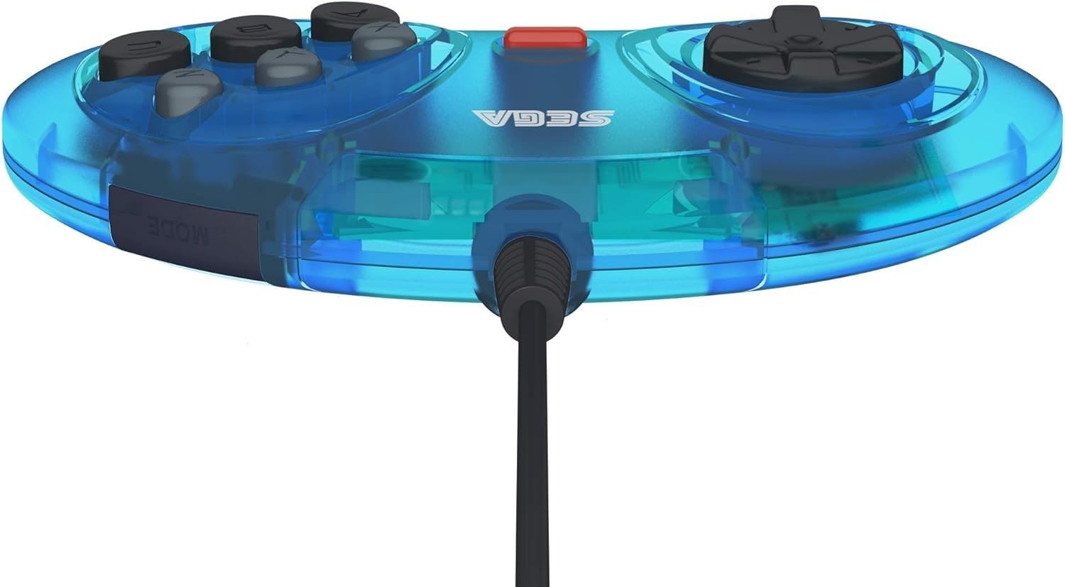 Retro-Bit Official SEGA Mega Drive 6-button Arcade Pad Blue [Importación inglesa]