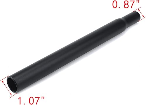 Miniatura 3 de MY MIRONEY Tija de asiento de bicicleta de 1.071 x 11.811in color negro mate, aleación de aluminio, repuesto para bicicleta de carretera y montaña