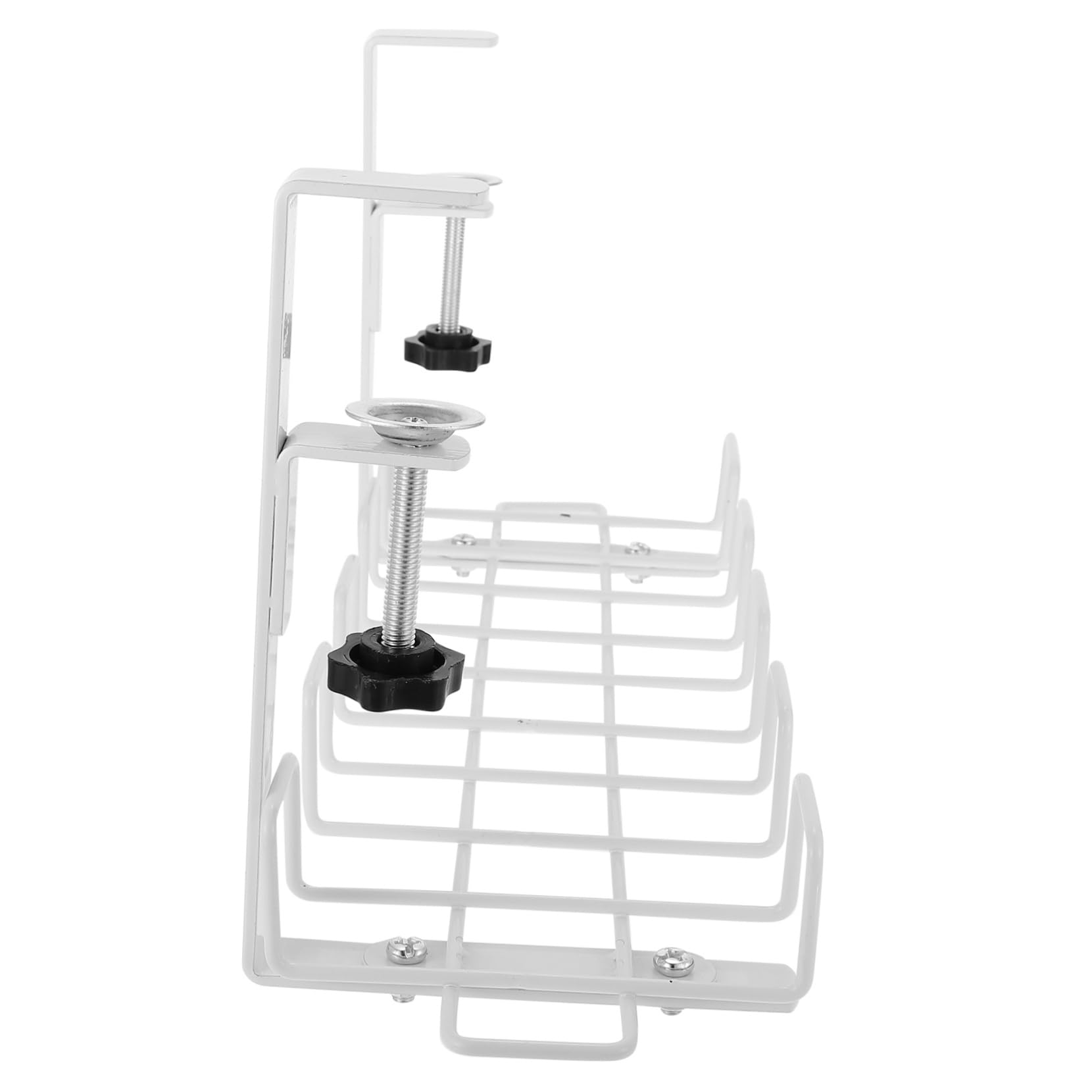 YARNOW Organisateur de Câbles sous Bureau Panier de Gestion de Câbles Support de Rangement pour Bureau à Domicile Étagère de Suspension