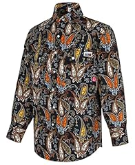 Pearl Snaps-paisley Black