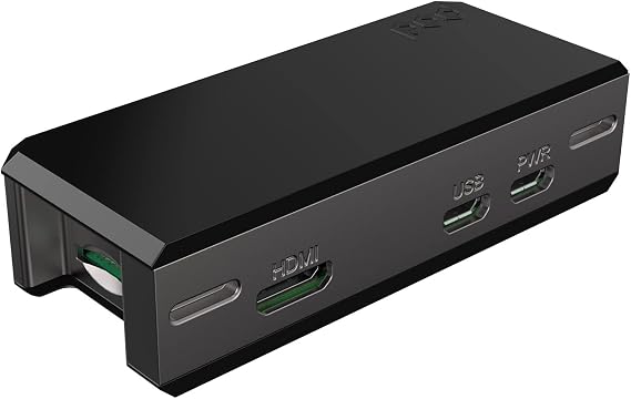 Argon POD Case for Raspberry Pi Zero 2 W Aluminum Passive Cooling Enclosure | Modular Expansion via POD Modules | Access to All Ports & GPIO Pins