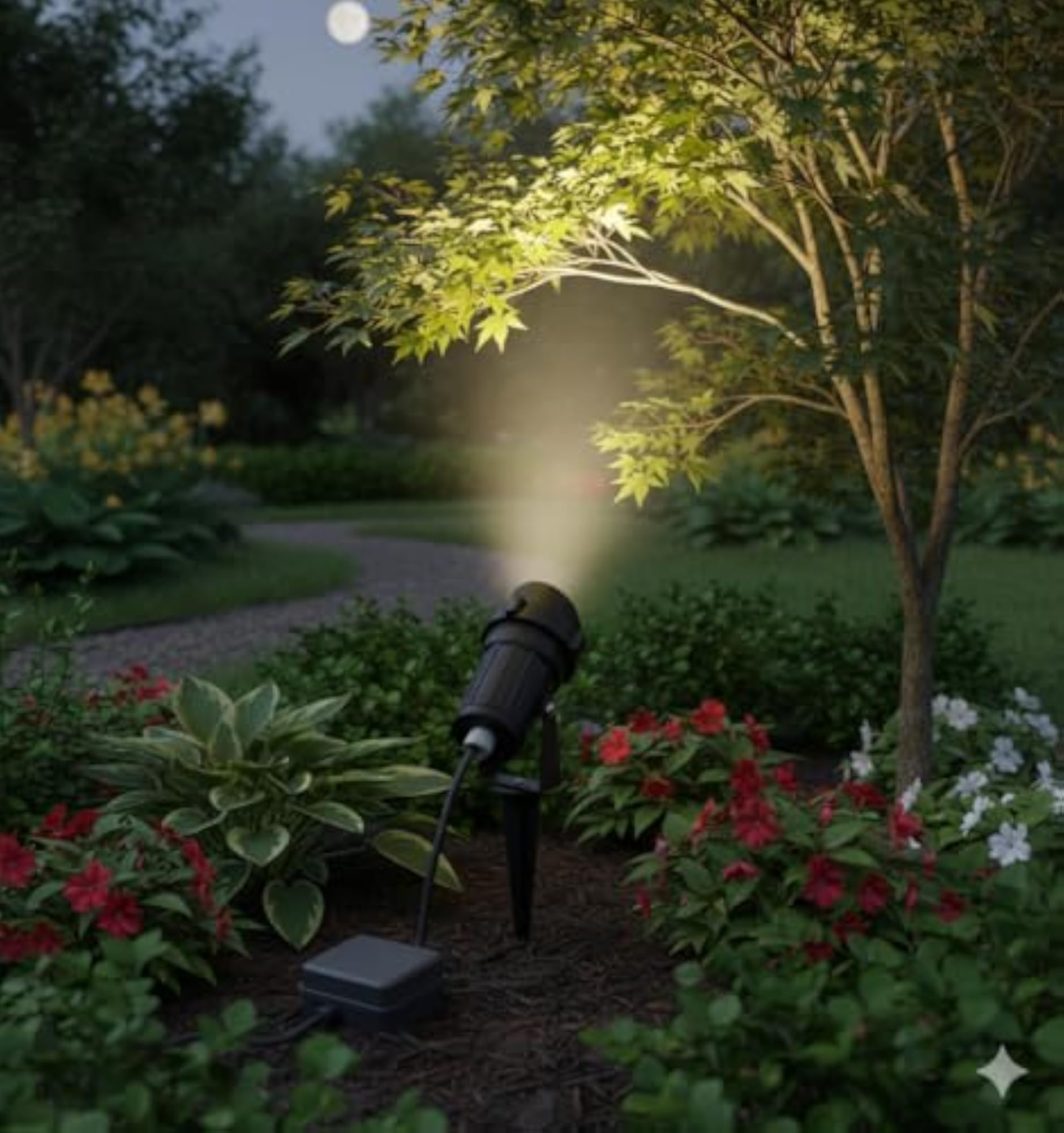 7W LED Garden Spike Light Warm 3000K