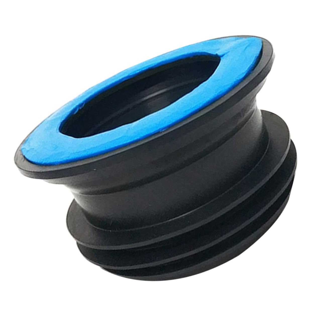 Tofficu 2 Stück Wc Dichtung Wc Ring Abdeckungen Wc Dichtung Wc Flanschring Dichtring Blau Gummi