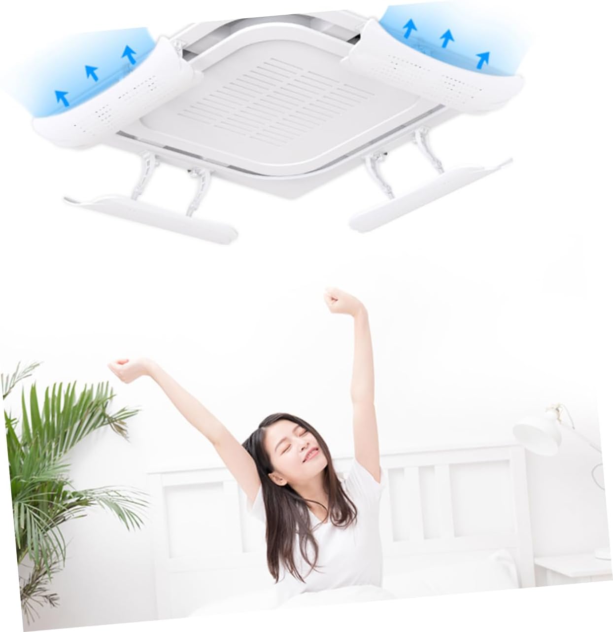 Ciieeo Air Deflector for Air Conditioner Central Blast Baffle Wind Shield Wind Deflector Sturdy and Easy to Install