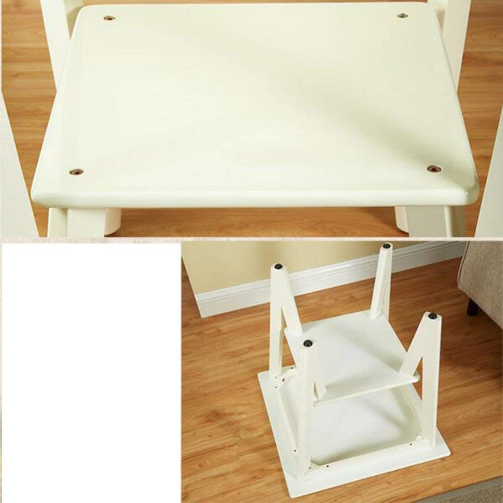 Table d'appoint en bois massif laiteux MU de 58cm pour vos moments de détente