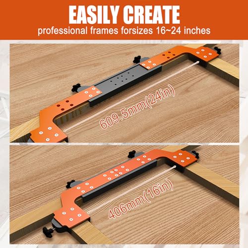 16-24Inch Adjustable Framing Tool, Aluminum Alloy Stud On-Center Framing Tool Precision Measurement Stud Layout Tool for Frame Walls, Floors, Roofs or Ladder - Image 4