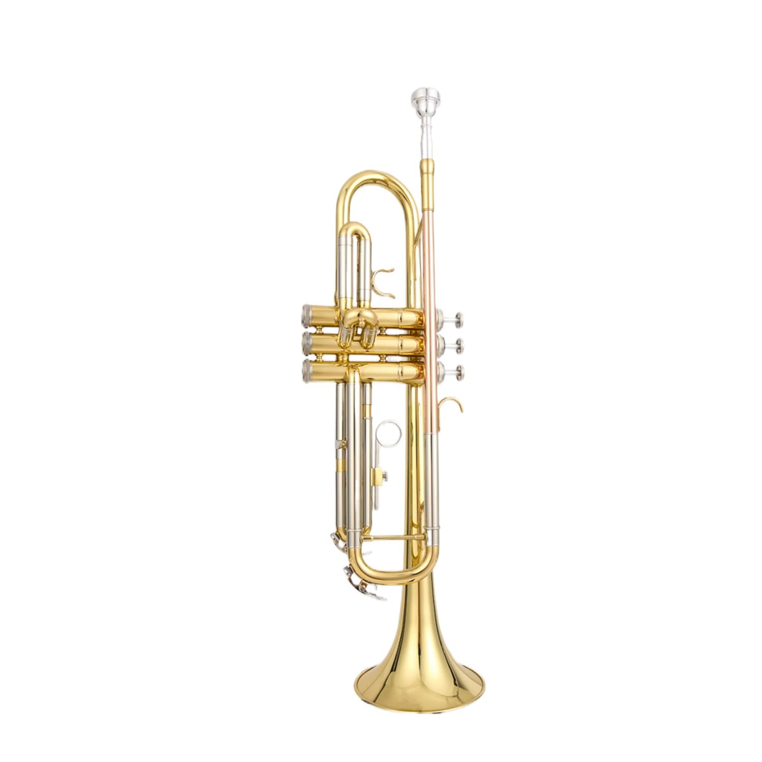Bb Speaker Brass Trumpet Standard Trumpet Beginner Brass Student Trumpet Musical Instrument with Outsourcing Gloves Cleaning Cloth Others