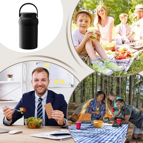 Termo para comida de 600ml de acero inoxidable para llevar el almuerzo al trabajo 5