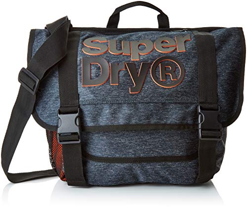 Superdry: Nation Messenger  Mochilas Hombre  Gris  Grey Marl   46x32x12 cm  W