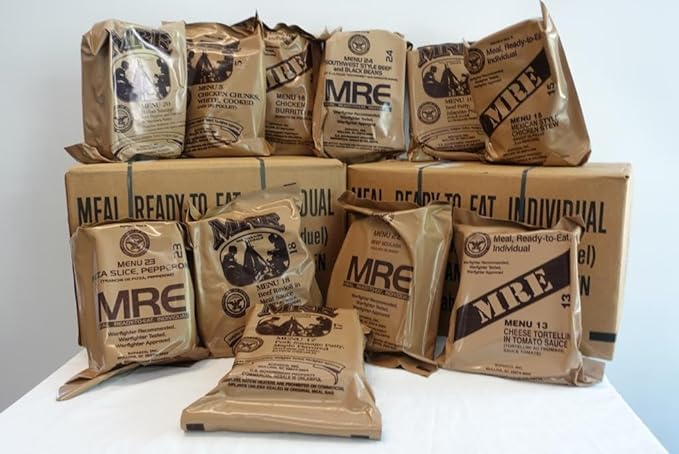 Authentic Military MREs 4 Pack