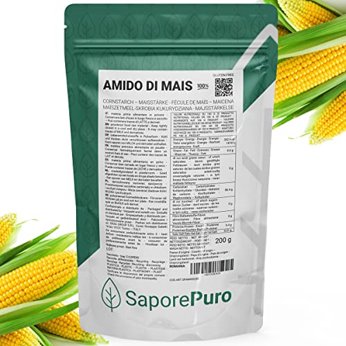 Amidon de Maïs en poudre - 200 gr - sans gluten