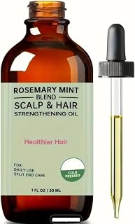ActivePur Organics Rosemary Mint Scalp & Hair Strengthening Oil for All Hair Types, Hair Treatment Oils, Hair Styling Serums, Hair Serum (Pack of 1, Total 30Ml / 1 Fl Oz)