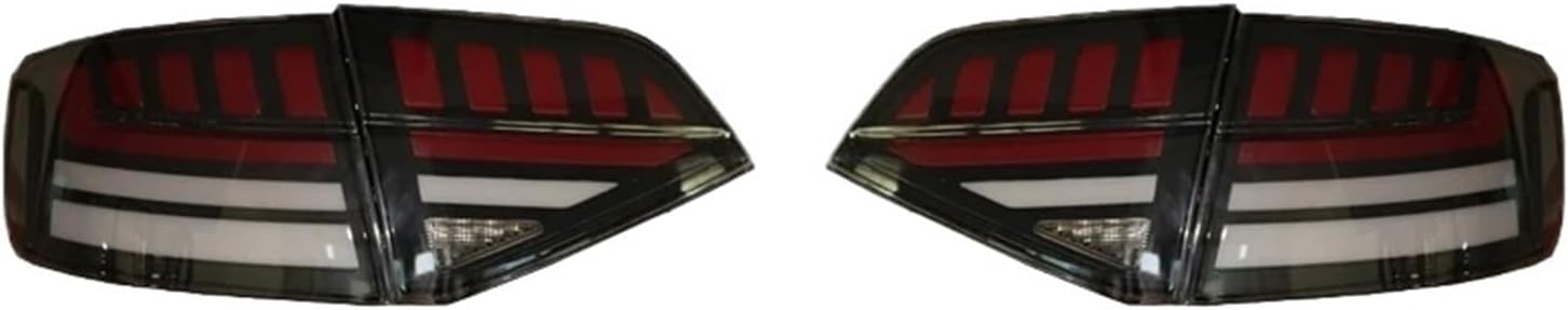Car Lights Taillights Compatible for Audi A4 2009-2012 A4L Dynamic Turn Signal Light(Smoke)