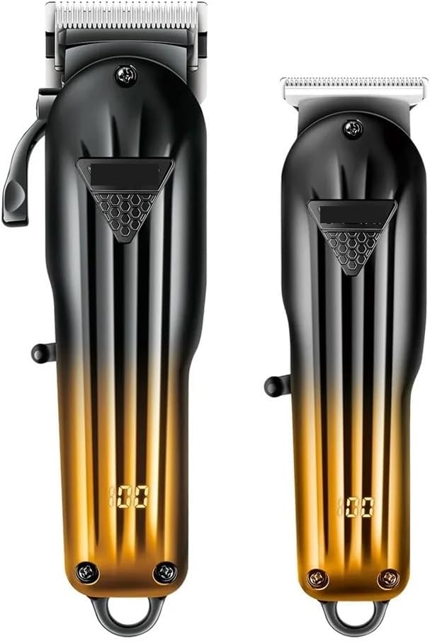 Combo Hair Clipper Set Beard Trimmer for Men Electric Cutting Kit Rechargeable Haircut Machine(with Box)