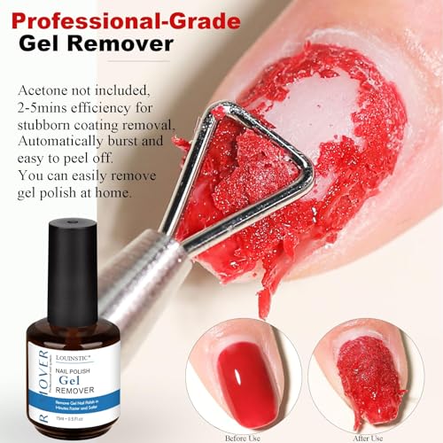 Removedor de esmalte gel LOUINSTIC 15 ml sin acetona miniatura 2