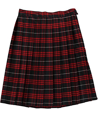 Cookie's Big Girls' Pleated Skirt - Navy/red/White *Plaid #37*, 12