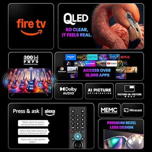 Image of Onida 108 cm (43 inch) QLED Ultra HD 4K Smart Fire TV Q43UFD