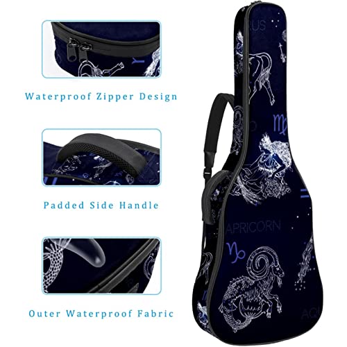 Hondank Housse pour guitare acoustique – Constellations – Signes du zodiaque – 1 cm d’épaisseur – Rembourrage étanche… - Les Beatles, Paul McCartney, John Lennon, RIngo Starr, George Harrison Hondank Housse pour guitare acoustique - Constellations - Signes du zodiaque - 1 cm d'épaisseur - Rembourrage étanche… – Image 5
