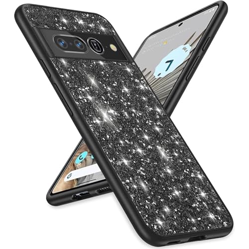 Coque rigide Google Pixel 7 silicone antichoc noir finition sobre
