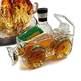 Botellas de whisky | Divertida botella de vino con tractor 3D | Jarra como y decoración para el bar de la casa, los amantes del whisky, vitrina familiar y hombres