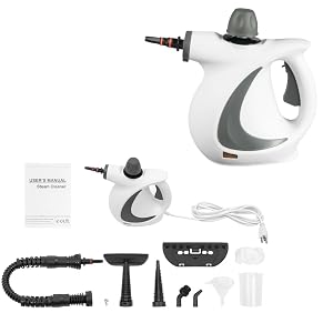 Handheld Steam Cleaner 11 83oz Portable Pressurized Steamer Multi-Surface Steamer for Home Use Cleaning Car Furniture Floor Upholstery