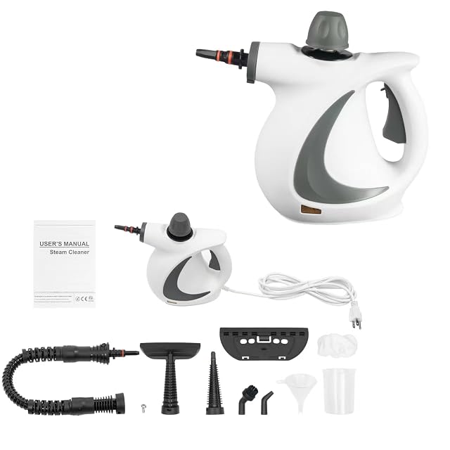 Handheld Steam Cleaner 11 83oz Portable Pressurized Steamer Multi-Surface Steamer for Home Use Cleaning Car Furniture Floor Upholstery