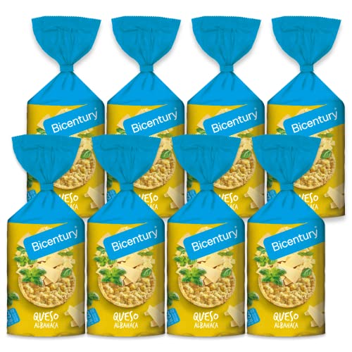 Bicentury - Tortitas de maíz sabor queso (8 unidades)