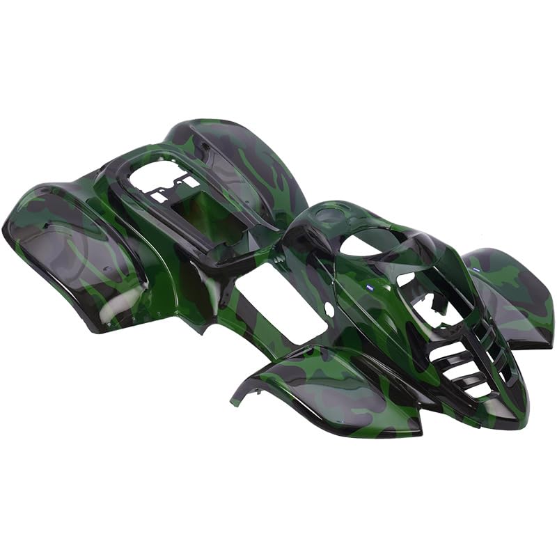 Quad Atv Quad Bambini 50 - 110 cc Plastica Set Tuta Mimetica Vernice