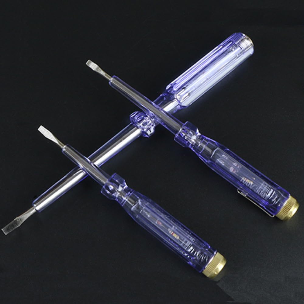 AC Circuit Tester Pen, 3PCS Electric Tester Pen, 100-500V, Multifunction, Screwdriver, Home, Shop, Garage