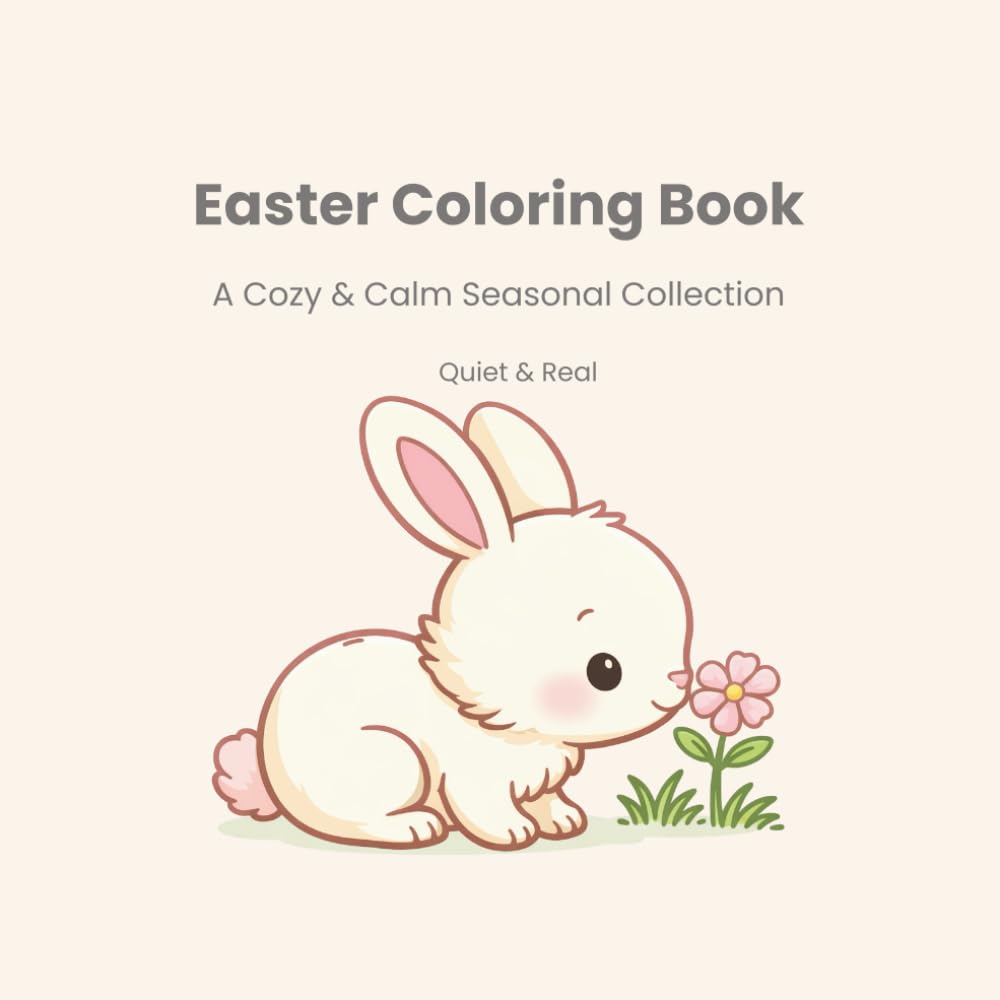 Easter Coloring Book: A Cozy & Calm Seasonal Collection