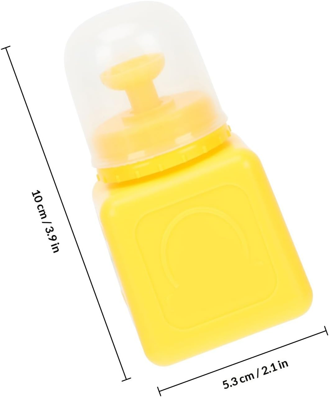 Press Type Nail Polish Remover Bottle 120ml Plastic ABS Yellow image 2