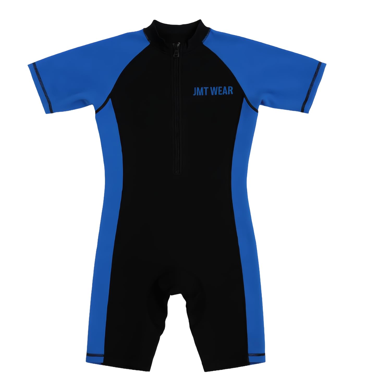 LEBAMI Kids Boys One Piece Swimwear Short Sleeve Swimsuit with Front Zip, Quick Dry Stretch Swim Suit, UV Protection Bathing Suit for Swimming Beach Pool-picture-15