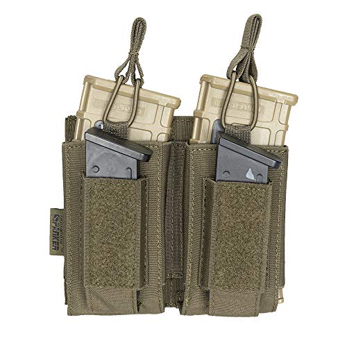 Excellent Elite Spanker Open-Top Single/Double/Triple Molle Mag Pouch For M4 M14 M16 Ak Ar Elastic Rifle Magazines For Pistol Mag Pouch(Ranger Green) #TOP25