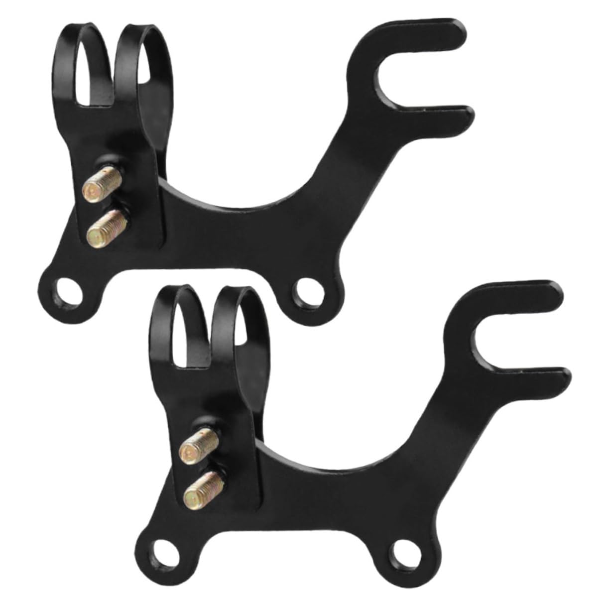 Mikikit 2Pcs Adjustable Bicycle Disc Brake Bracket Adapters Conversion Kit for Upgrading Standard Bikes to Disc Brake Systems
