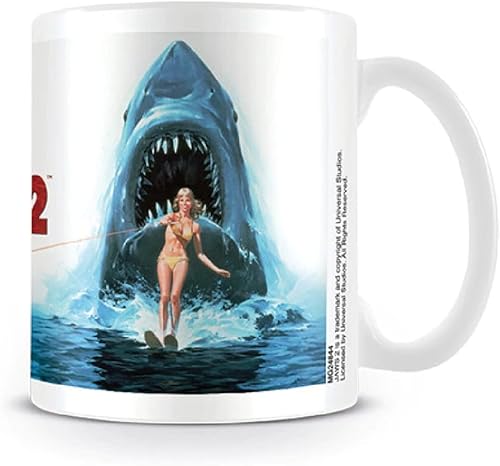 Pyramid Jaws 2 - Taza de café con póster de porcelana, multicolor