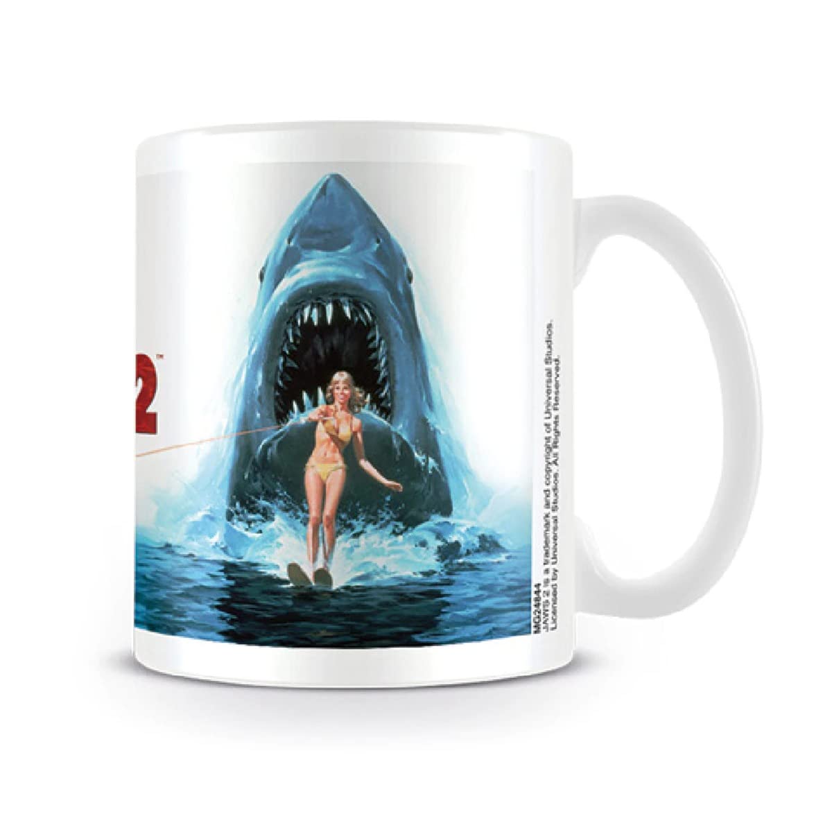 Jaws 2 Movie Poster Ceramic Coffee Mug 330ml