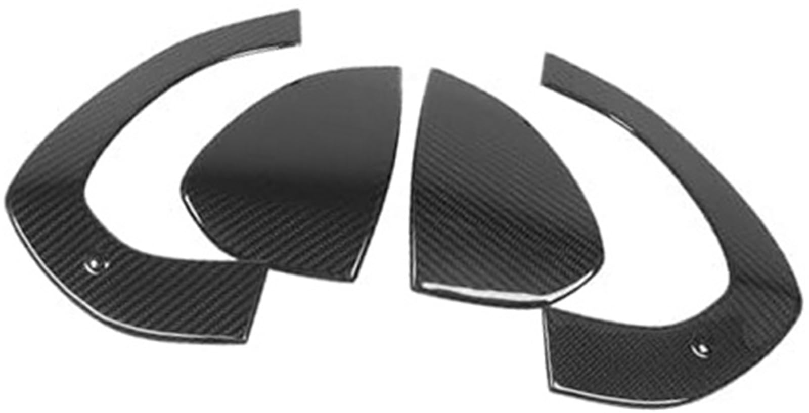 Szwaldaper One Color Outer Door Handle Caps 4Pcs Carbon Fiber Door Handle Cover Trim, For Fairlady Z Rz34 400Z 2022