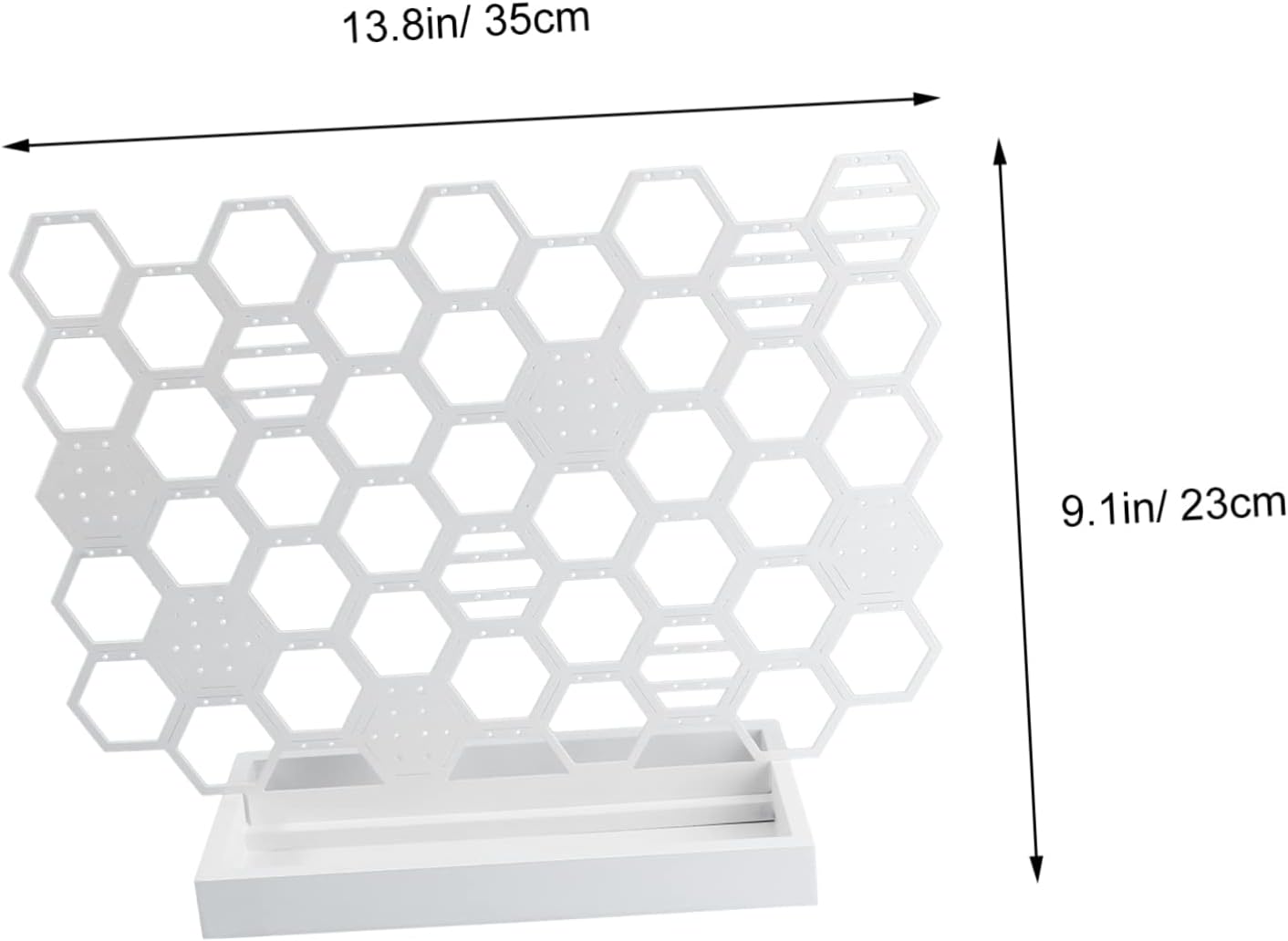 LIFKOME Honeycomb Earring Display Stand Multi-Layer Jewelry Storage Rack for Stud Earrings Creative Organizer for Accessories and Jewelry Display